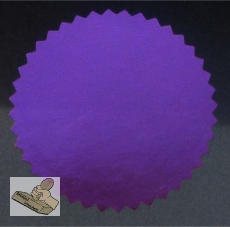 Siegelmarken / Haftetiketten (Ø 56 mm) Violett