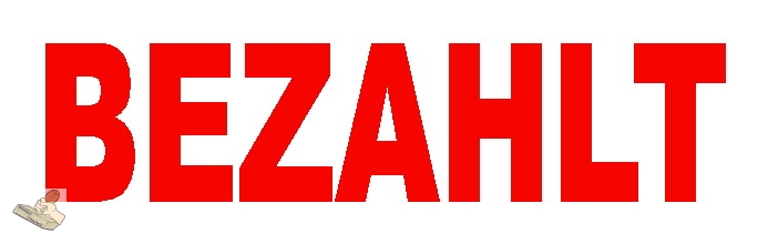 Trodat Stempel Bezahlt
